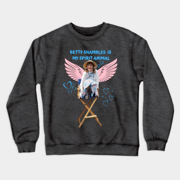 Betty Shambles Spirit Animal Crewneck Sweatshirt by KPUT Radio